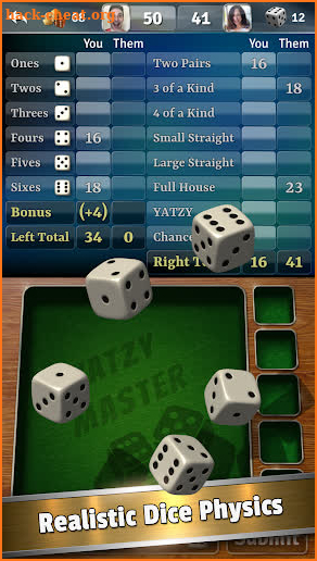 Yatzy Dice Master screenshot