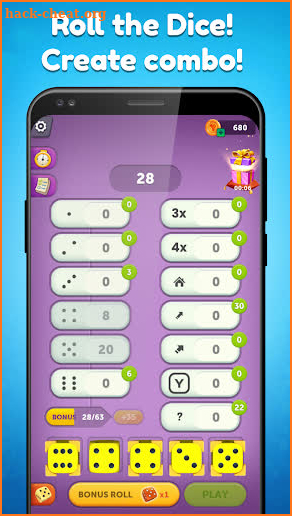 Yatzy Win Dice Game screenshot