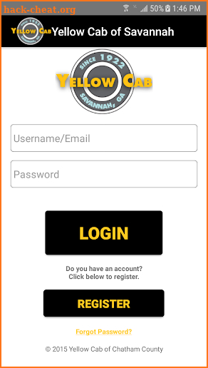 Yellow Cab of Savannah screenshot