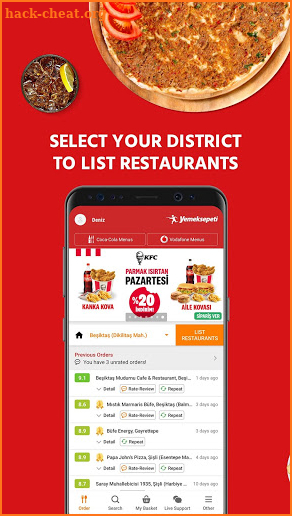 Yemeksepeti - Order Food & Grocery Easily screenshot