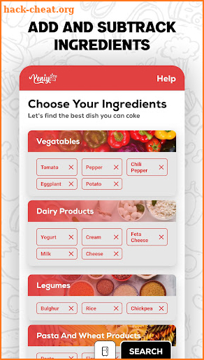 Yeniyo - Cook Your Ingredients screenshot