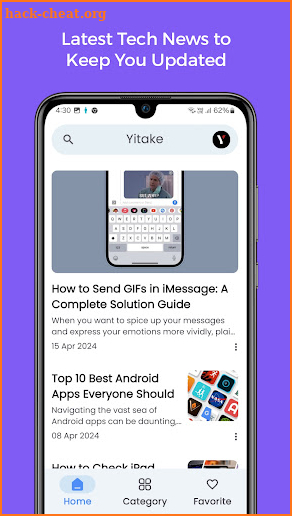 Yitake - App screenshot