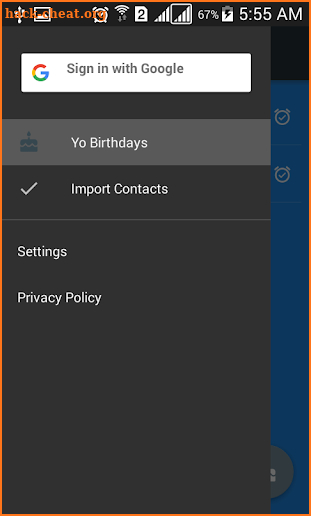 Yo Birthdays Reminder screenshot