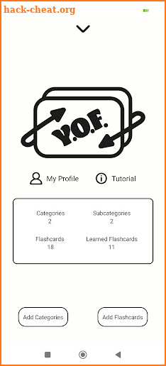 YOF - Your Own Flashcards screenshot