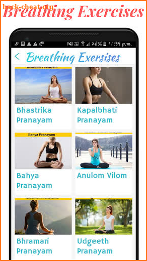 Yoga and Health screenshot