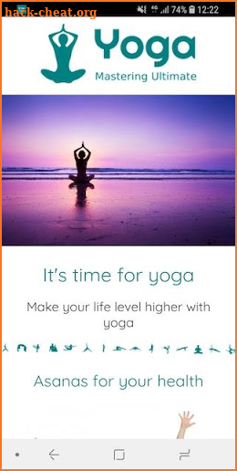 Yoga mastering - best yoga poses screenshot