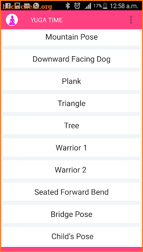 yoga time - daily fitness screenshot