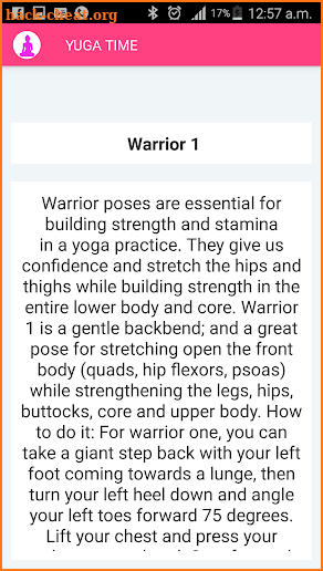 yoga time - daily fitness screenshot