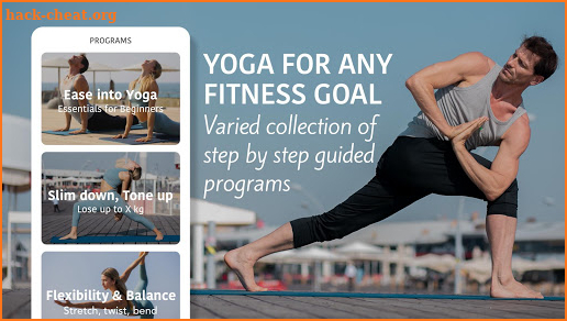 Yoga Workout by Sunsa. Yoga workout & fitness screenshot