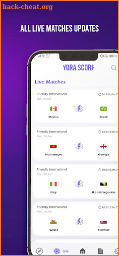 Yora Score - Live Football screenshot