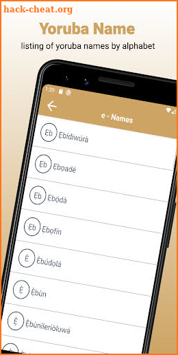 Yoruba Name - yoruba names and their meaning screenshot