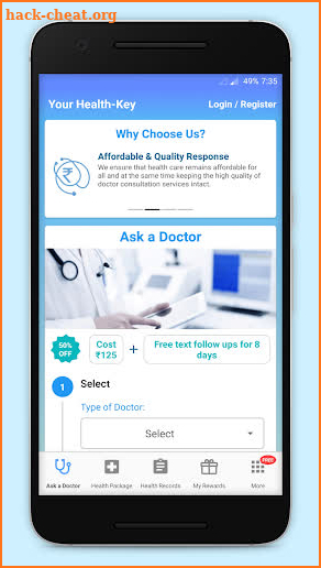 Your Health-Key: Online Doctor Consultation App screenshot