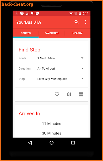 YourBus JTA screenshot