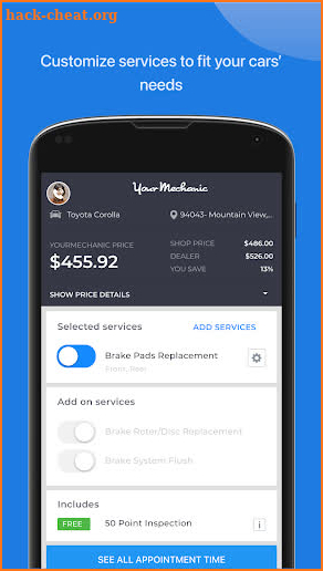 YourMechanic - Mobile Car Repair Services screenshot