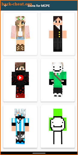 Youtuber Skins for Minecraft screenshot