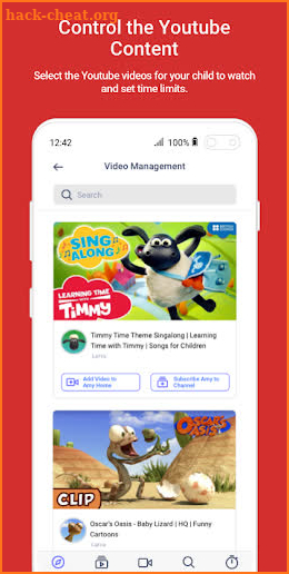 Yubi Parental Control App | Safe Videos for Kids screenshot