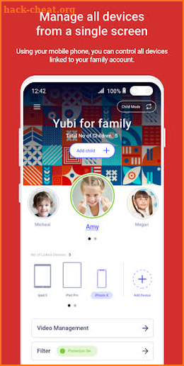 Yubi Parental Control App | Safe Videos for Kids screenshot