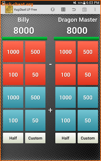 YugiDuel: YuGiOh LP Calculator screenshot