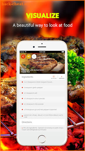 Yummy Grill Recipes Pro screenshot