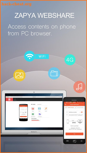 Zapya WebShare - File Sharing in Web Browser screenshot