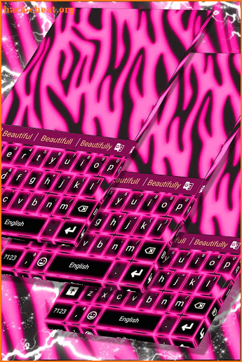 Zebra Keypad Neon screenshot