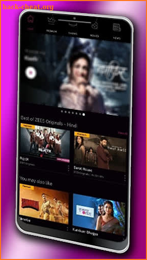 ZEE5 - Live TV Shows And Latest Movies Advice screenshot