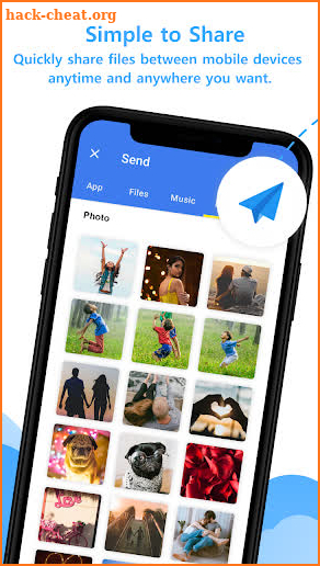 Zender file sharing app- fastest file transfer app screenshot