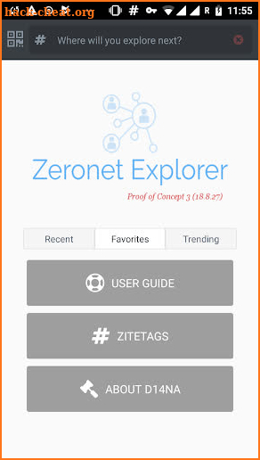 Zeronet Explorer — TrustLess Republic™ screenshot