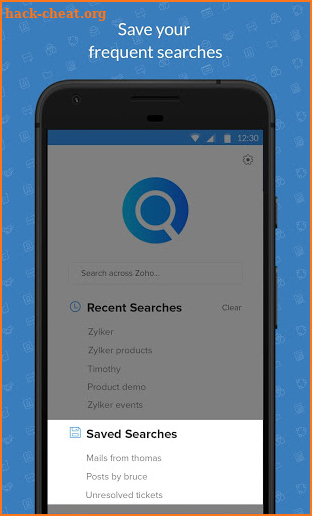 Zia Search - Search Across Zoho Apps screenshot