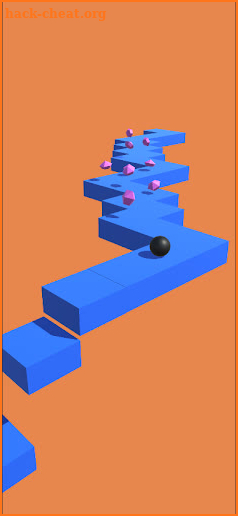 Zigzag Black Ball screenshot