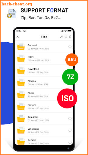 Zip, unzip & RAR File Extractor screenshot