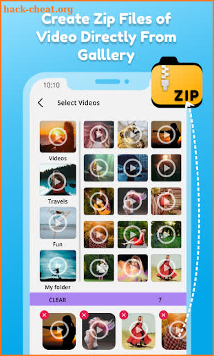 Zip / Unzip : Images Videos Documents screenshot