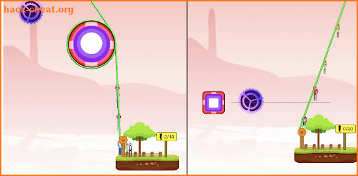 Zipline Rescue Puzzle screenshot