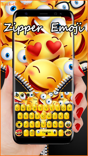 Zipper Cute Emoji Keyboard screenshot