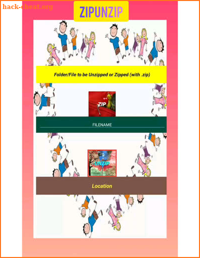 ZipUnzip screenshot