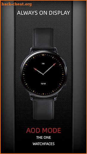 ZKin WatchFace Business Orange screenshot