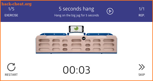 Zlagboard – personalized hangboard training screenshot