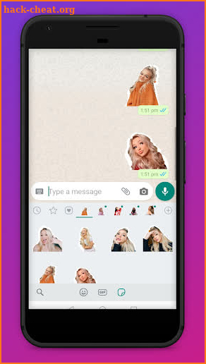 Zoe Laverne Stickers for Whatsapp screenshot