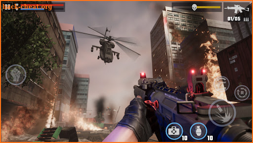 ZOMBIE FIRE 3D: Offline Game screenshot