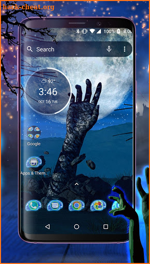 Zombie Halloween Theme - Wallpapers and Icons screenshot