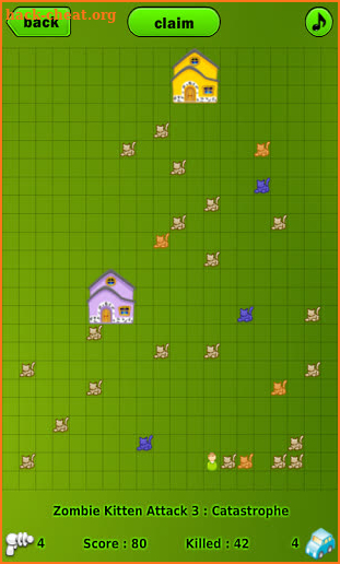 Zombie Kitten Attack screenshot