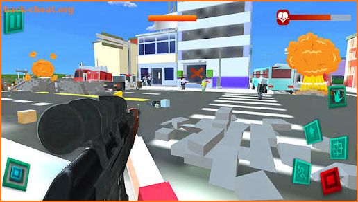 Zombie Pixel Warrior 3D- The Last Survivor screenshot