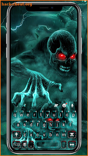 Zombie Skull Keyboard screenshot