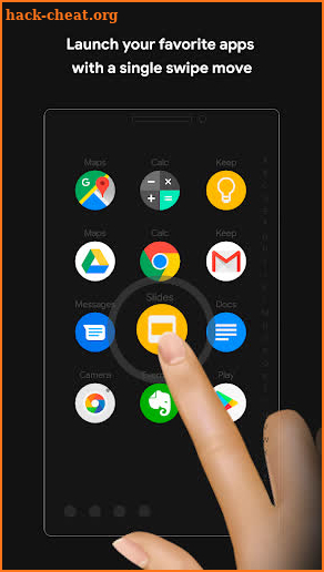 Zone Launcher - The One Swipe Edge Launcher screenshot