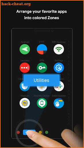 Zone Launcher - The One Swipe Edge Launcher screenshot