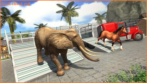 Zoo Animals Transporter Truck Driving Game screenshot