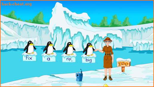 Zoo-phonics 14. The Penguin Pond Word Order Game screenshot