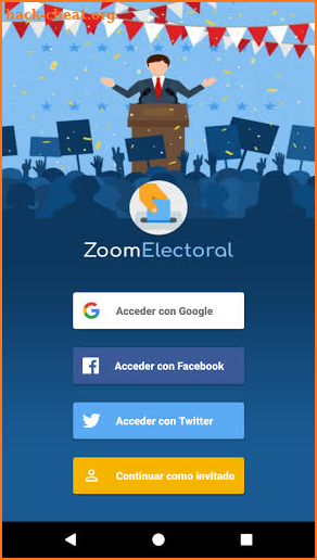 Zoom Electoral 2021 screenshot