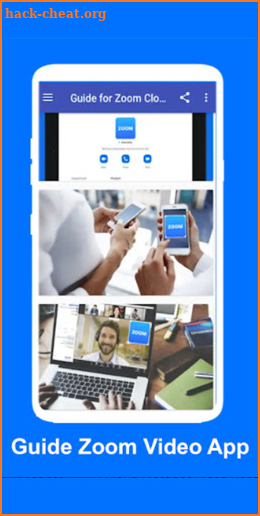 Zoom Guide for Cloud Meetings Video Conferences screenshot