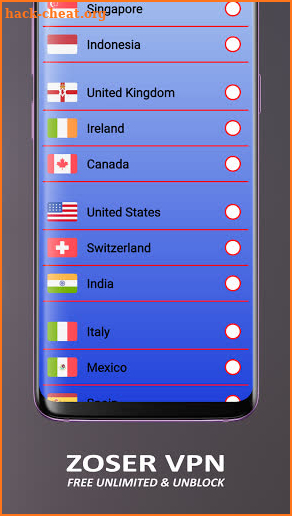 Zoser VPN - Free Unlimited & Unblock screenshot